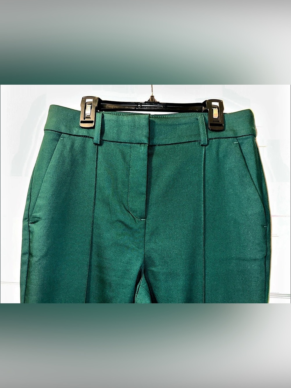 Women’s LOFT ‘The Sutton Flare’ Dress Pants in Green - Size 4 - Picture 2 of 11